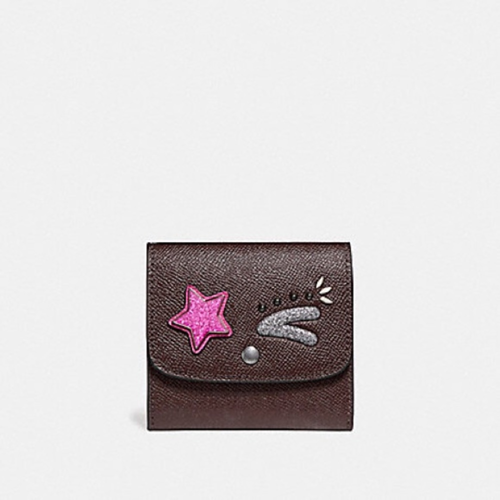 Brand new coach winky face small wallet F22732
